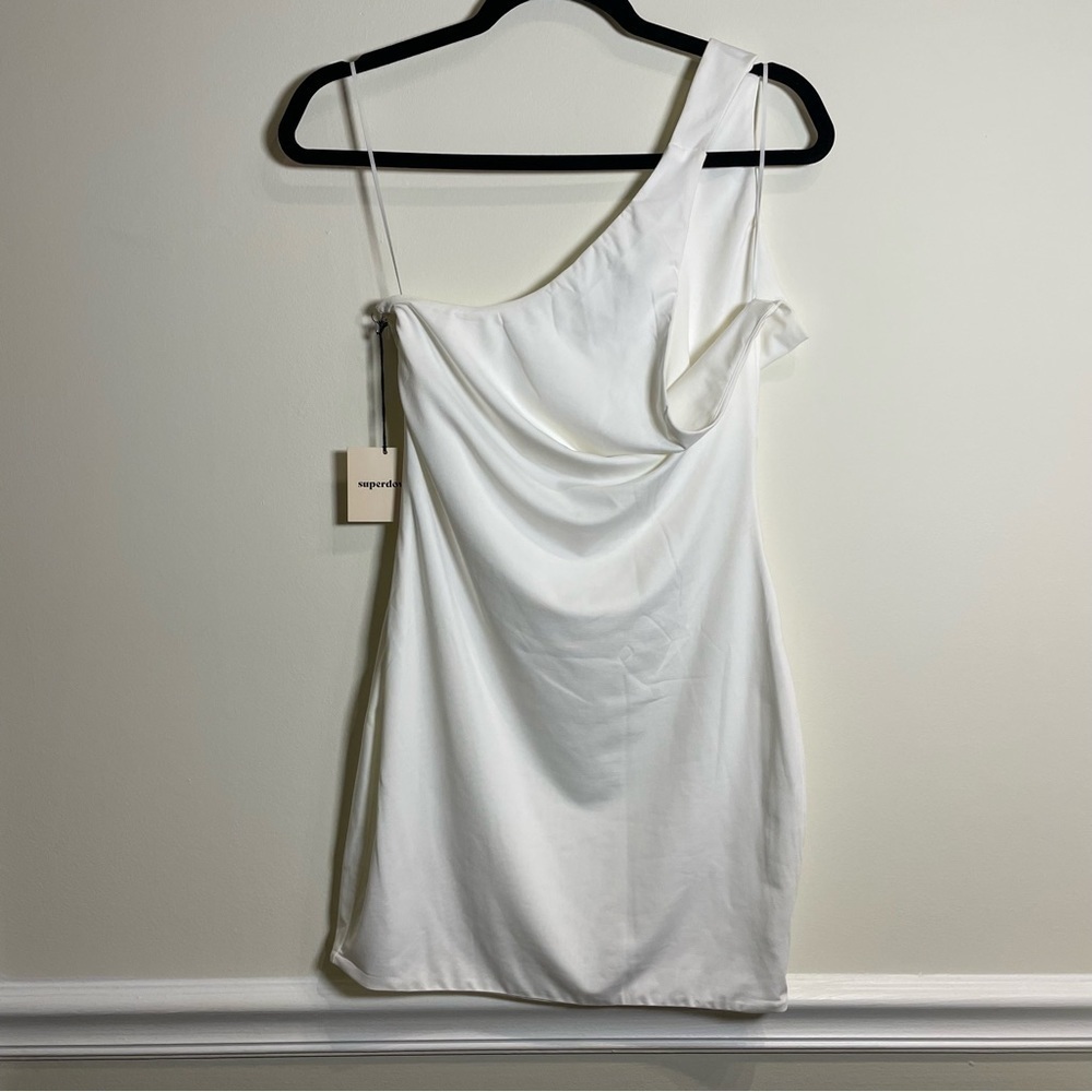 Revolve Superdown Electra Cut Out Mini Dress in White - NWT - Size Large - Picture 6 of 9